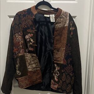 White Stag Multicolor Patchwork Blazer